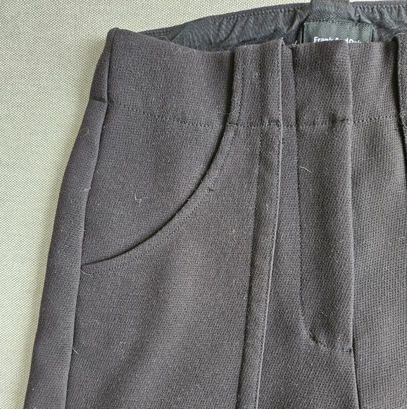 FRANK AND OAK The Alice Straight Pant Black - Picture 4 of 8